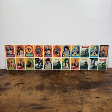 1985 TOPPS Goonies Uncut 22 Sticker Card Sheet | Sloth Chunk Mouth Mikey RARE picture