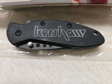  KERSHAW Vintage SCALLION-1620H3-BLK  WHITE LETTERS-FOLDING LOCKING KNIFE picture