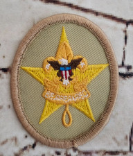 BSA Boy Scouts, Star Rank Award Oval Patch picture
