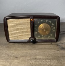 🔥vtg Zenith Consoltone Long Dist. Tube Table Radio 5D011Z Tested Works Great picture