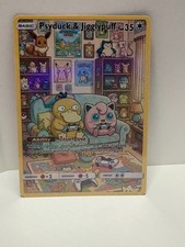 Custom inspired PSYDUCK & JIGGLYPUFF  Holo Card Fan Made NON-TCG UNOFFICIAL picture