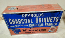 NOS 1954 Reynolds Metals Company Box Charcoal Briquettes picture