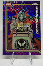 Topps 2026 Chrome Marvel Doctor Doom #028 Purple X Fractor 50/75 picture
