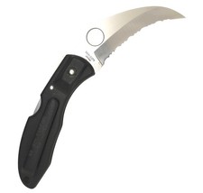 Spyderco Harpy FRN G-2 Seki Japan Serrated Hawkbill Used picture