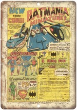 Batmania Miniatures Vintage Comic Book Ad 12