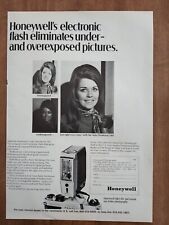 Honeywell 1970 Vintage Print Ad Electronic Flash Photography picture