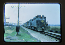 Duplicate  '70s Color Trans. Slides B&O Baltimore Ohio 6925 GP30 action   39J13 picture