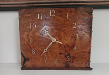 Handmade Reclaimed wood Clock. Wood from a 1760s grandfather clock picture