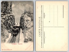 Brünigbahn Passhöhe Switzerland Mountain Railway Postcard picture