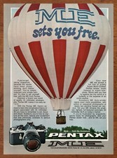 1978 Pentax ME Camera Vintage Print Ad/Poster 70s Retro Man Cave Pop Art Décor  picture