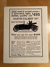 1914 Partin-Palmer “20” Vintage Automobile Company Chicago, Illinois 11in x 14in picture