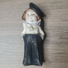 Vintage Ceramic Figurine US Navy Sailor Made In Japan (Has Flaws) picture