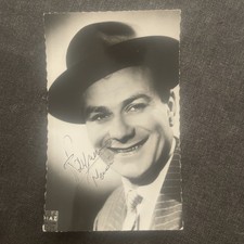 Vintage Fernand Raynaud Cinema Postcard Signature Autograph picture