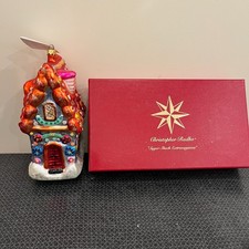 Christopher Radko SUGAR SHACK EXTRAVAGANZA Glass Ornament Limited Edition Large picture