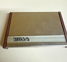 Vtg Metal Mirrored Rizla Limted Rolling Paper Case 70's Unused Rare picture