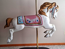Carousel Horse by Alan Herschel. Half Wood and half Cast Aluminum picture