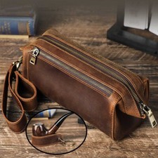 Leather Premium Smoking Tobacco Pipe Bag Travel Pipes Accessories Storage Case picture