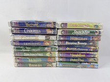 Disney vhs TAPE lot ALL FACTORY SEALED . Lot Of 16 picture