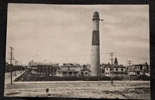 Vintage 1900s Light House Atlantic City, New Jersey Postcard RARE picture