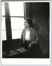 Jeanne Lanvin, great French couturier vintage silver print. Photo Lipnitz picture