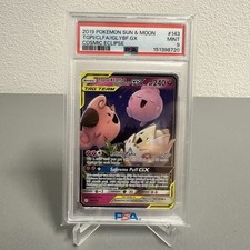2019 Pokemon Sun & Moon Cosmic Eclipse #143 TGPI/CLFA/IGLYBF GX PSA 9 MINT picture