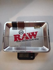 MY WEIGH X RAW TRAY SCALE DIGITAL MAGNETIC WITH RAW MINI ROLLING TRAY 1000g NEW picture