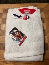Vintage 90s Marlboro Unlimited Gecko Lizard Sweatshirt XL NWT NOS Gray Rare picture