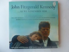 John Fitzgerald Kennedy ...As We Remember Him 1965 First Softcover Edition JFK picture