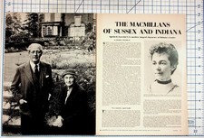 1950s The Macmillans Sussex Indiana Magazine Article Vintage Ephemera picture