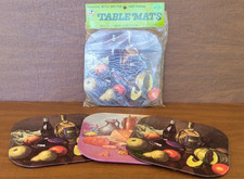 Vintage Table Mats Lot in Original Walmart Packaging Hot Pads picture