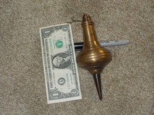 Antique Brass Plumb Bob 6 3/4