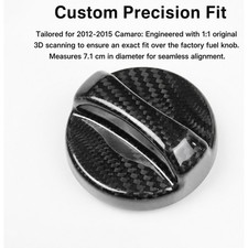 Car Fuel Filler Door Knob Trim Cap Fits Chevrolet Camaro 2012-2015 Accessories picture