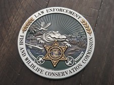 FL FWC Fish & Wildlife Conservation Commission Law Enforcement Challenge Coin picture