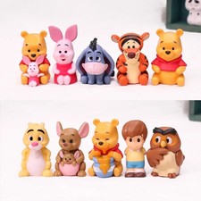 10pcs/set Cartoon Winnie The Pooh Action Figure Toy Pooh Bear Tigger Eeyore Pigl picture