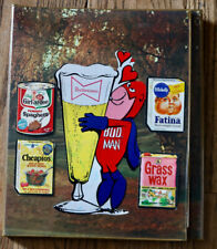 Wacky Packages vintage stickers on a trifold vintage notebook picture