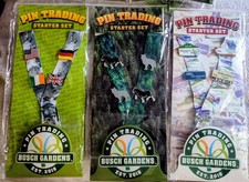 Vintage BUSCH GARDENS  TRADING PIN New 2019 Flags , Animals, & Destinations.  picture