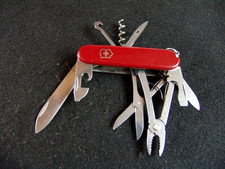 VICTORINOX DELUXE CLIMBER w/ PLIERS-SWISS ARMY KNIFE-VERY RARE-DIFFICULT TO FIND picture