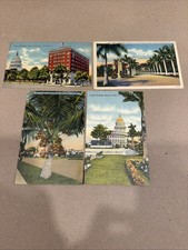 Lot of 4 Vintage Postcards, Florida/Cuba/Washington DC picture