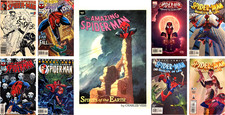 Spider-Man Lot 9 Marvel Comics Book ASM #417 Spectacular #133 Spider-Clan Vess picture