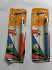 Vintage Original Bic 4 Color Retractable Ball Point Pen NOS Sealed made  FRANCE picture