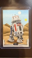 2026 Topps Star Wars Galaxy 1/1 Black foil Sketch R5-D4 Sandy Meeks Rare 1:2099 picture