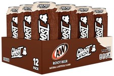 *NEW* A&W Root Beer Ghost Energy Drink 12x 16oz cans SAME DAY SHIPPING picture