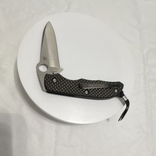 Spyderco Terzuola C131CFP Carbon Fiber CPM S90V Pocketknife Plain Edge picture