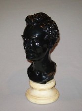 Nice Old Vintage Alva Studios Abraham Lincoln Bust Sculpture Leonard Volk 1860 picture