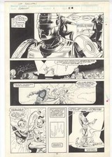 Robocop #1 pg 11 Original Comic Art by Lee Sullivan picture