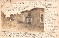 Mexican Town Alamosa CO Colorado 1906 RPPC Photo Postcard COPY picture