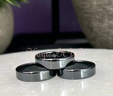 Wholesale Lot 100 pcs 6mm Natural Hematite Ring Crystal Healing Energy picture