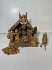 FONTANINI By Roman Nativity Set Depose 1983 1987 & 1990s Christmas Italy 8pc Set picture