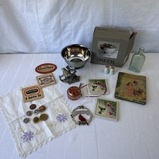 Grandma & Grandpa's Junk Drawer Lot of Vintage Collectibles, Ephemera, & MORE picture