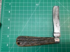Antique H H Taylor &Sons  U S NAVY  Stag Rope Knife picture